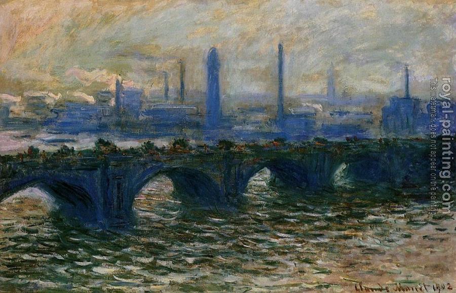 Claude Oscar Monet : Waterloo Bridge, Misty Morning
